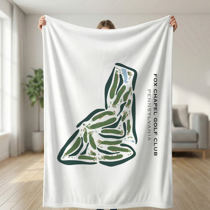 Fox Chapel Golf Club, Pennsylvania - Printed Golf Courses