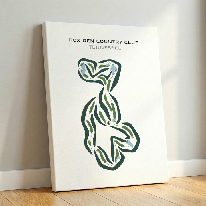 Fox Den Country Club, Tennessee - Printed Golf Courses
