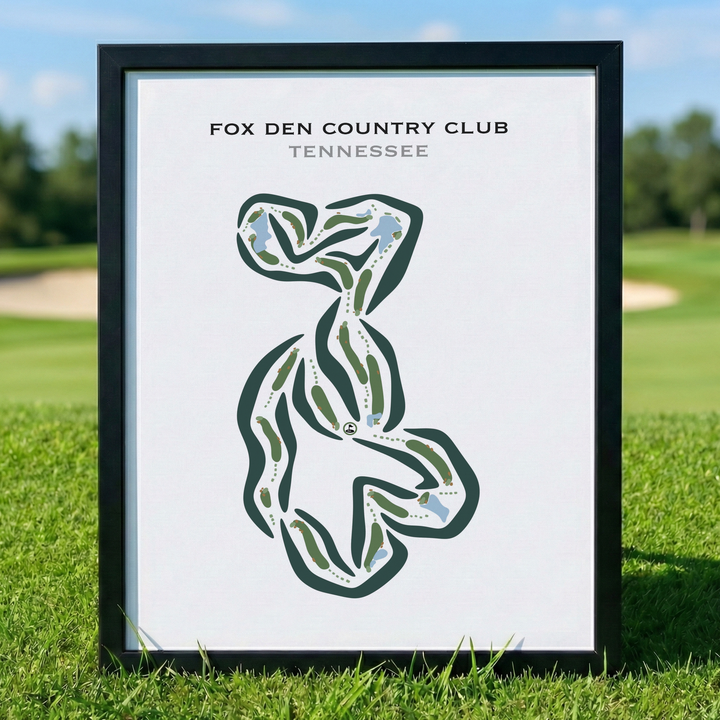 Fox Den Country Club, Tennessee - Printed Golf Courses