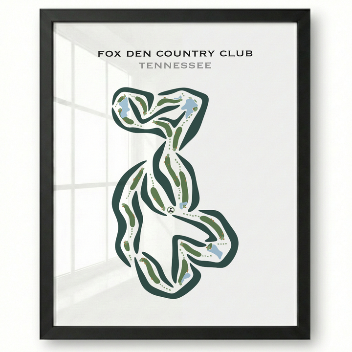 Fox Den Country Club, Tennessee - Printed Golf Courses