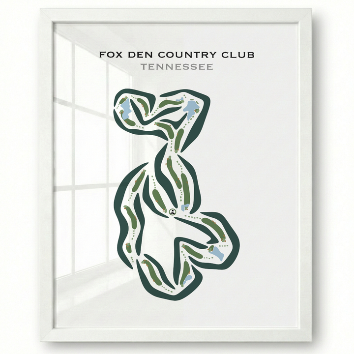 Fox Den Country Club, Tennessee - Printed Golf Courses