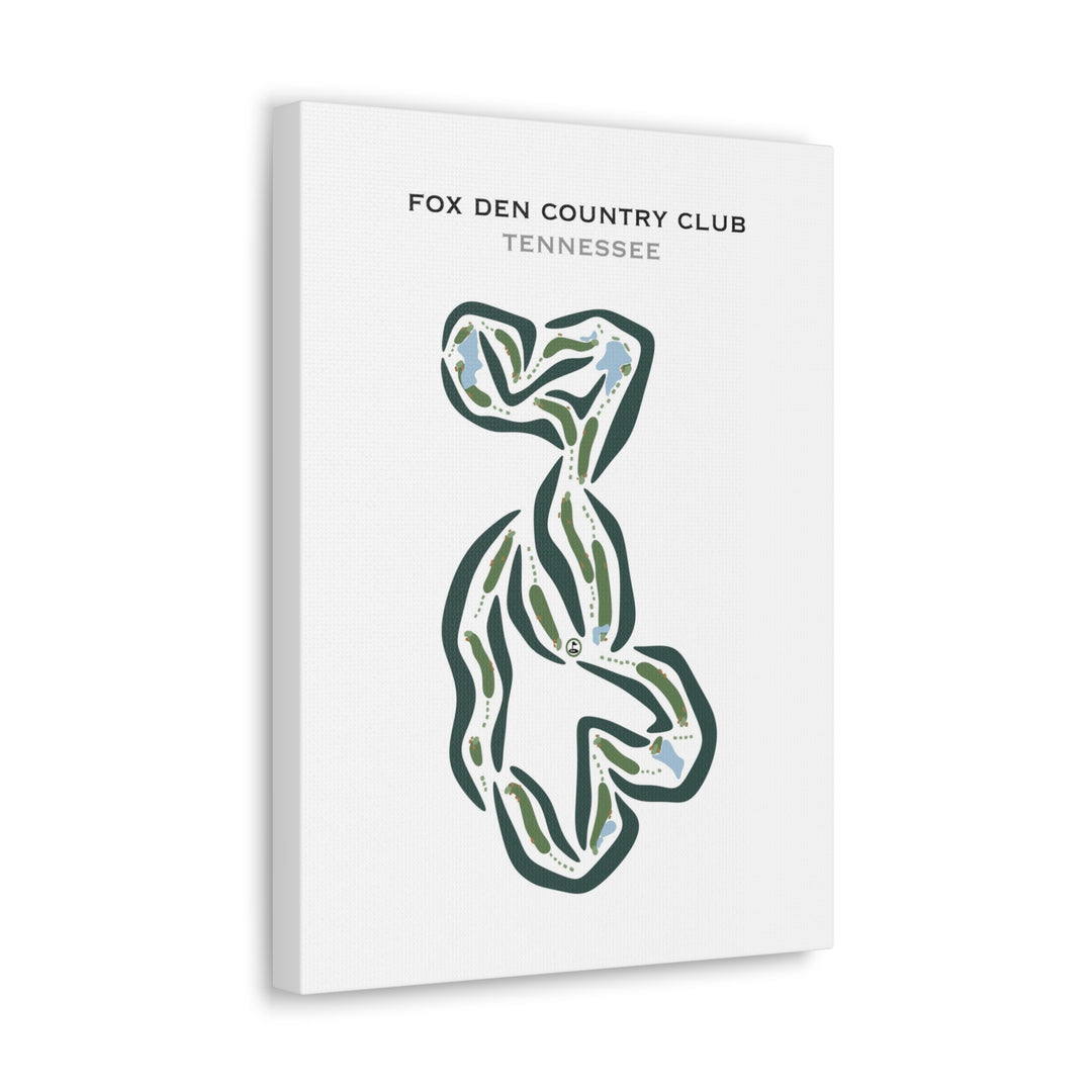 Fox Den Country Club, Tennessee - Printed Golf Courses