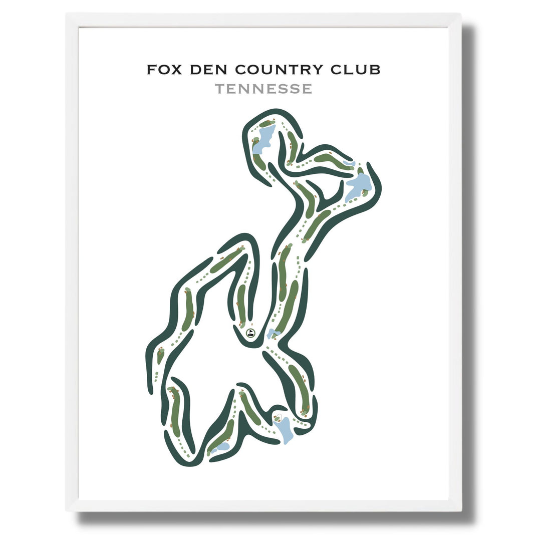 Fox Den Country Club, Tennessee - Printed Golf Courses