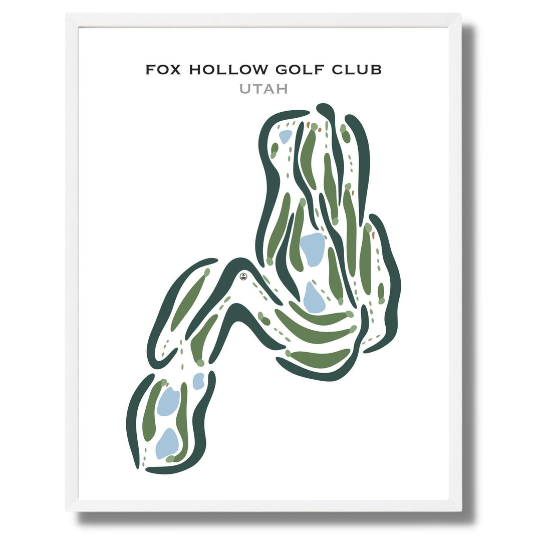 Fox Hollow Golf Course, American Fork Utah - Printed Golf Courses - Golf Course Prints
