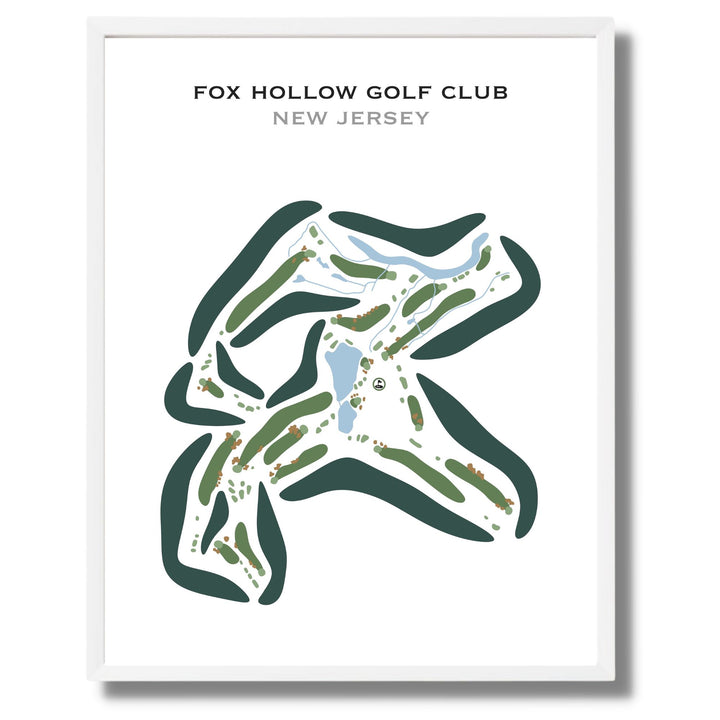 Fox Hollow Golf Club, New Jersey - Printed Golf Courses