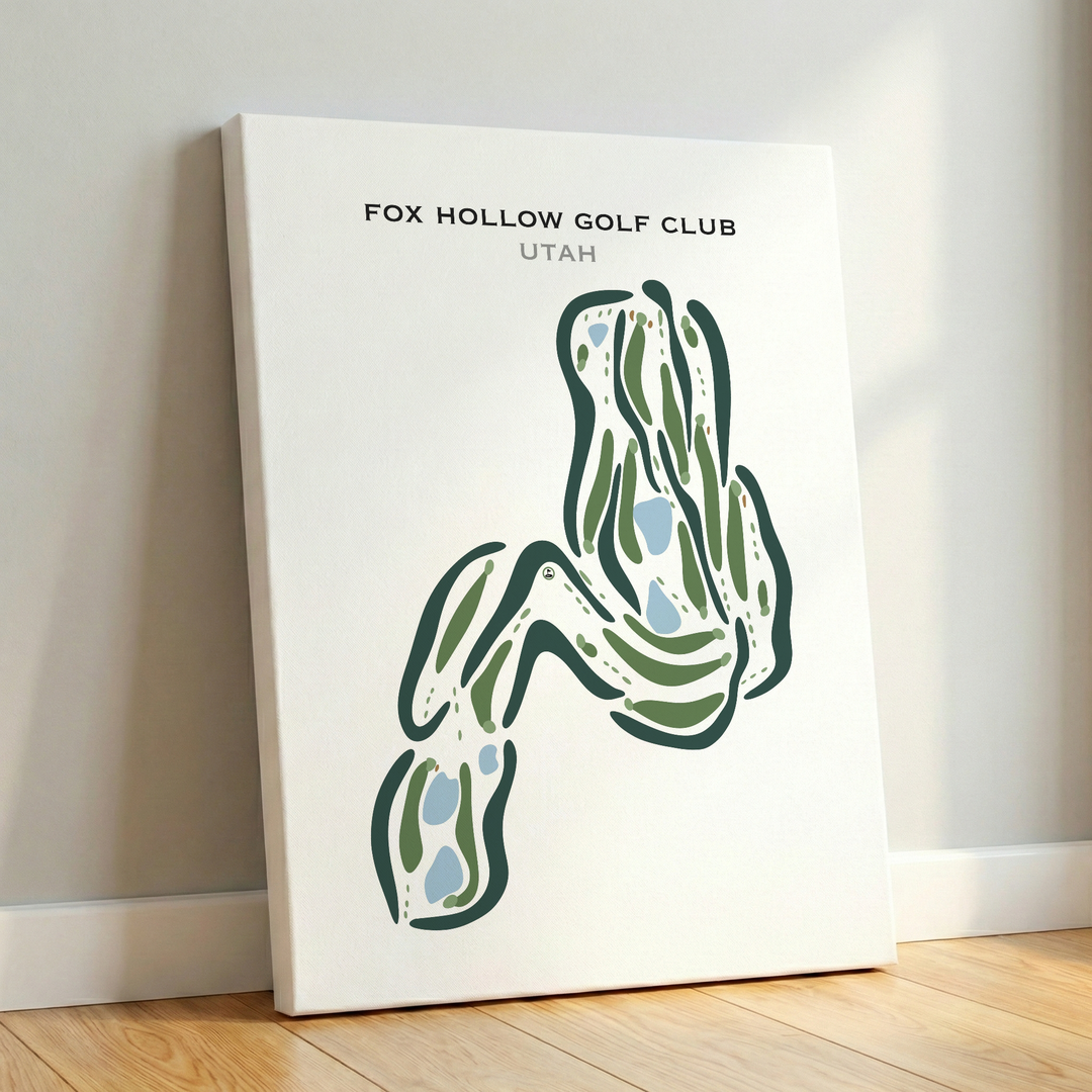 Fox Hollow Golf Course, American Fork Utah - Printed Golf Courses