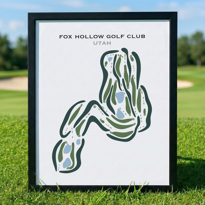 Fox Hollow Golf Course, American Fork Utah - Printed Golf Courses
