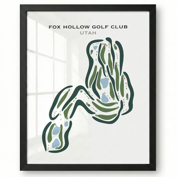 Fox Hollow Golf Course, American Fork Utah - Printed Golf Courses