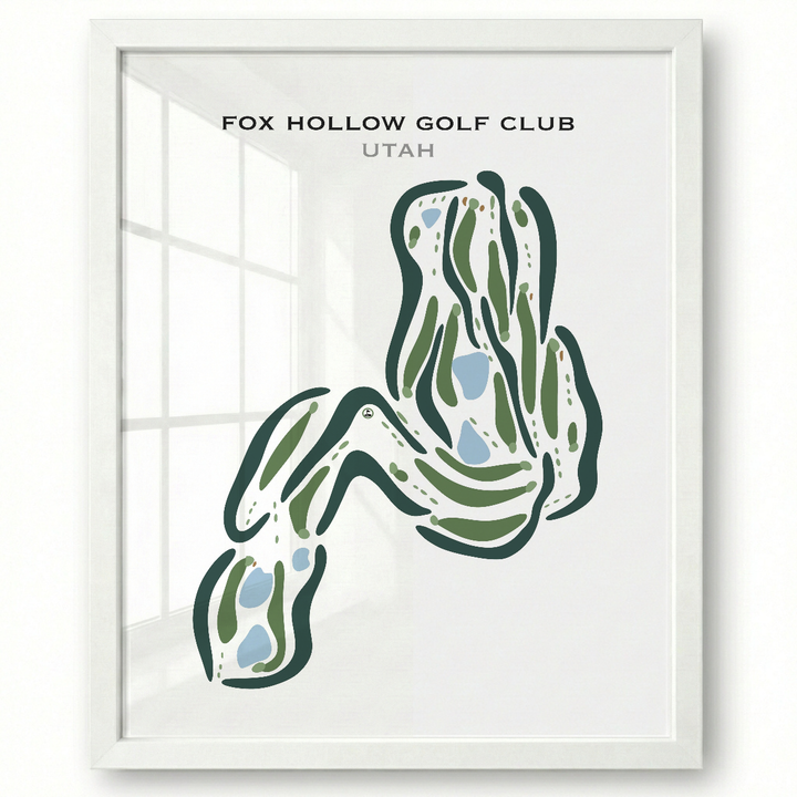 Fox Hollow Golf Course, American Fork Utah - Printed Golf Courses