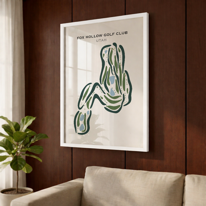 Fox Hollow Golf Course, American Fork Utah - Printed Golf Courses