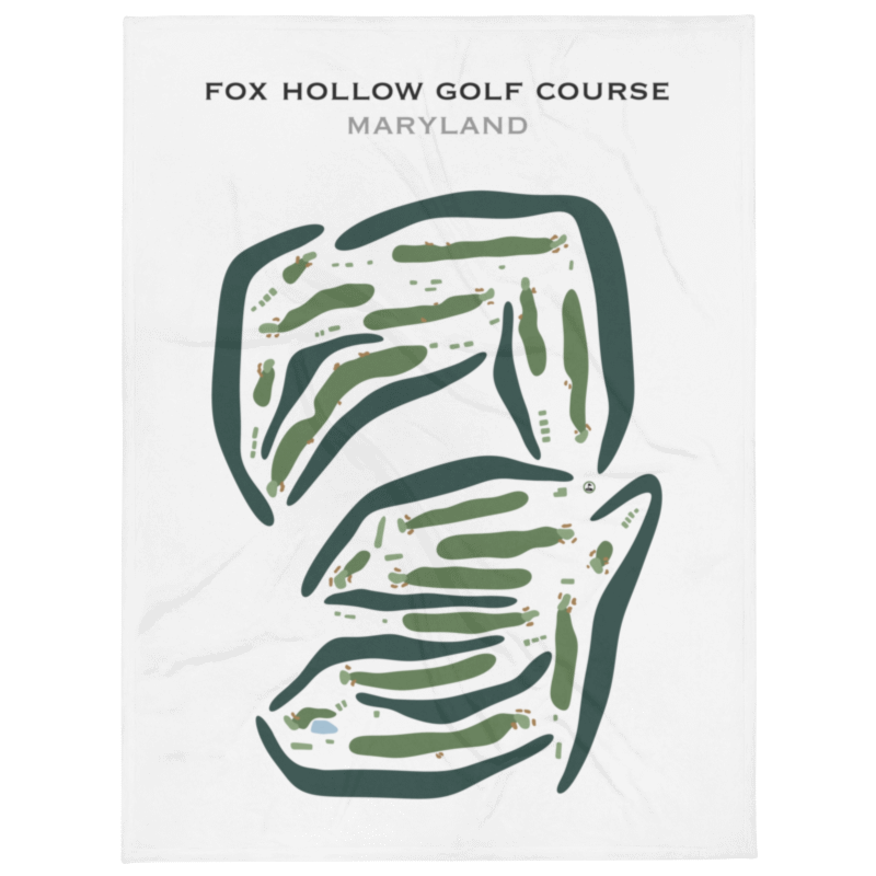 Fox Hollow Golf Course, Maryland - Printed Golf Courses