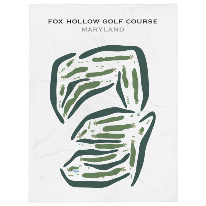 Fox Hollow Golf Course, Maryland - Printed Golf Courses