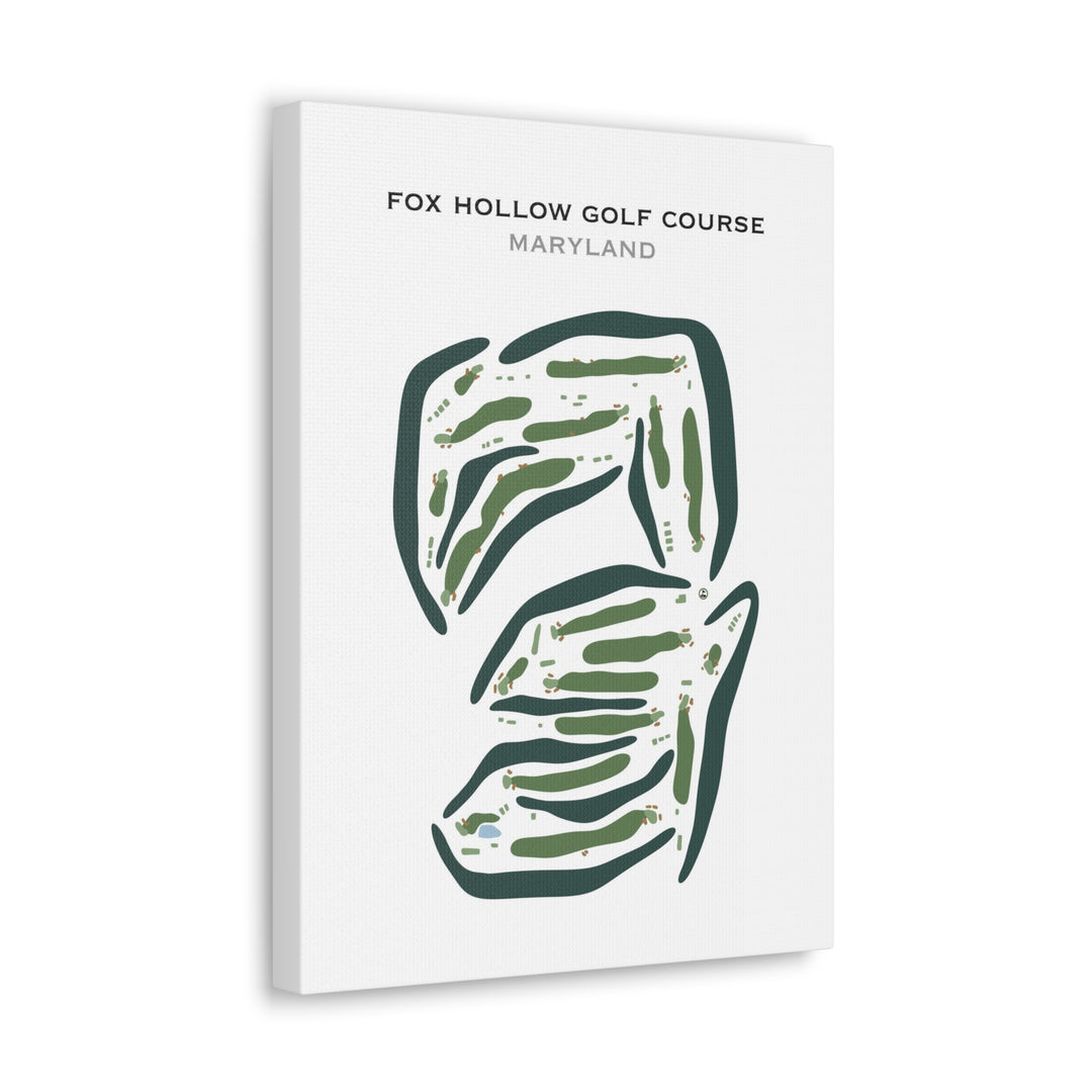 Fox Hollow Golf Course, Maryland - Printed Golf Courses