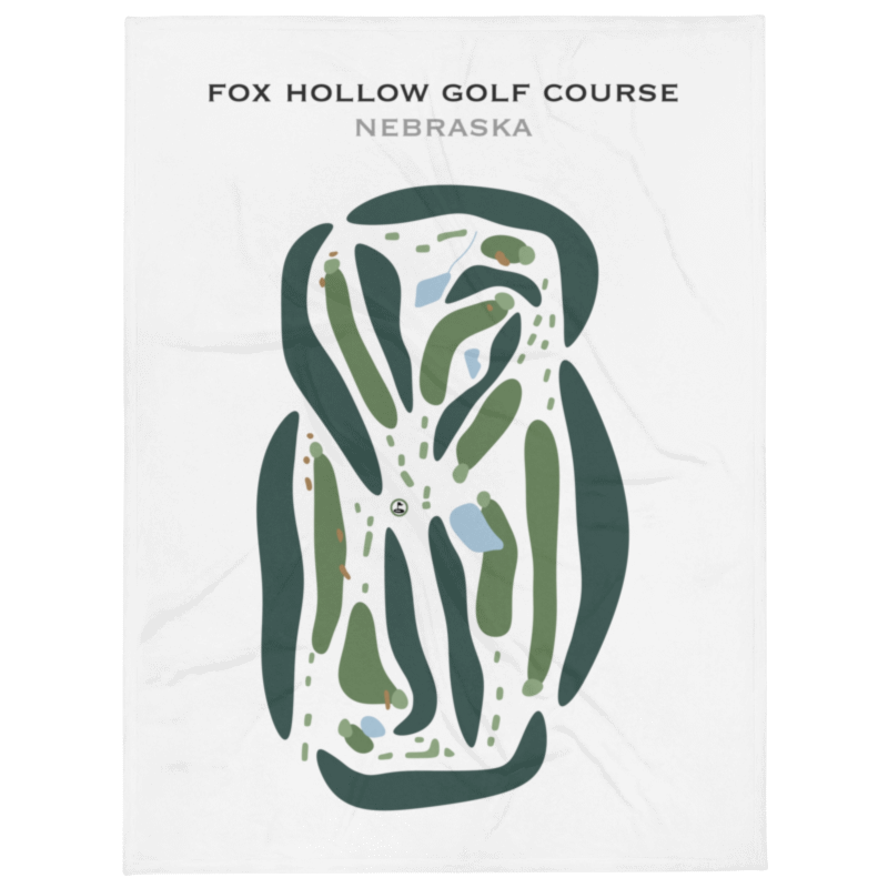 Fox Hollow Golf Course, Nebraska - Printed Golf Courses