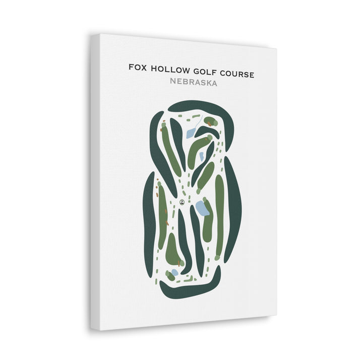 Fox Hollow Golf Course, Nebraska - Printed Golf Courses