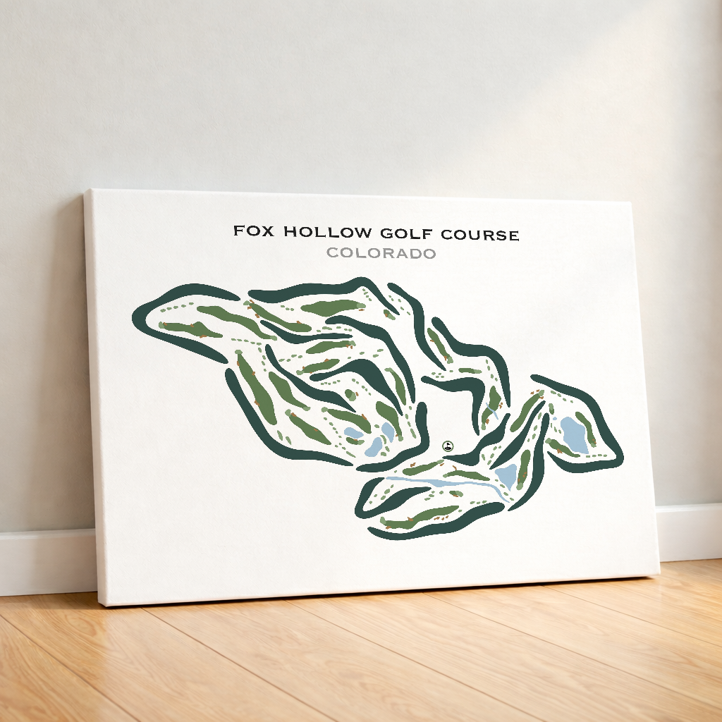 Fox Hollow Golf Course, Colorado - Printed Golf Course