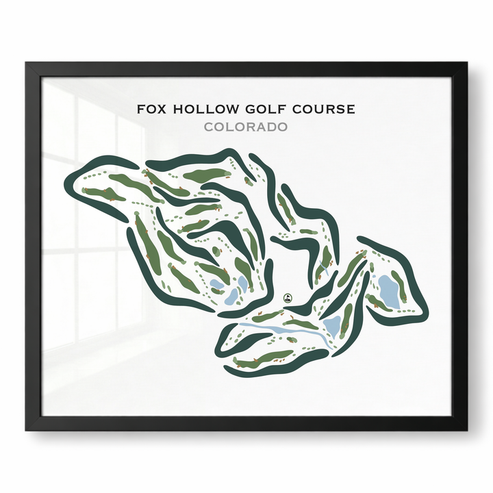 Fox Hollow Golf Course, Colorado - Printed Golf Course