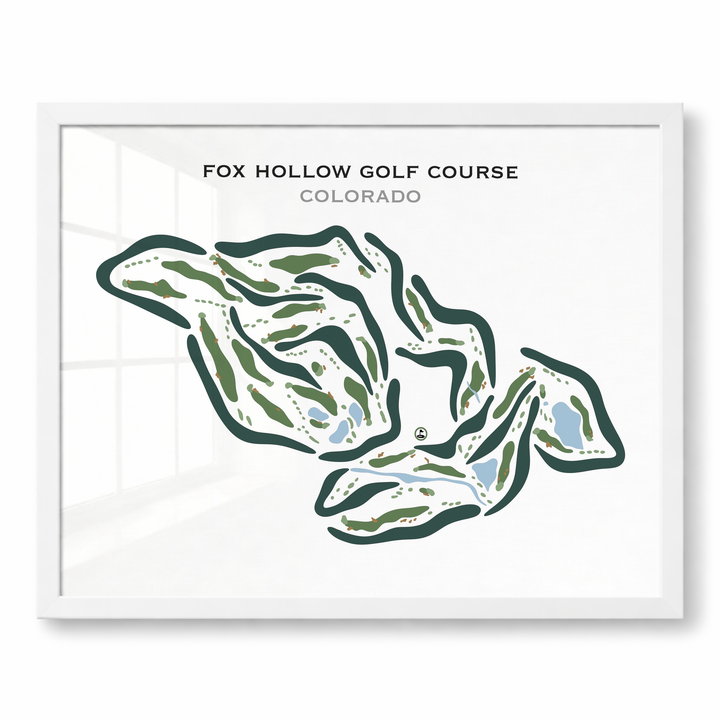 Fox Hollow Golf Course, Colorado - Printed Golf Course