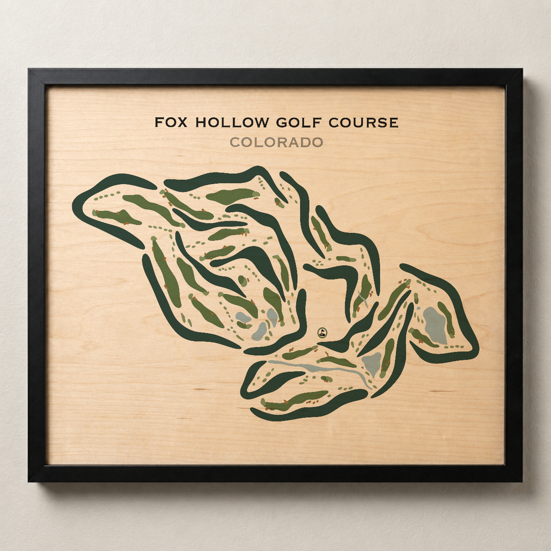 Fox Hollow Golf Course, Colorado - Printed Golf Course