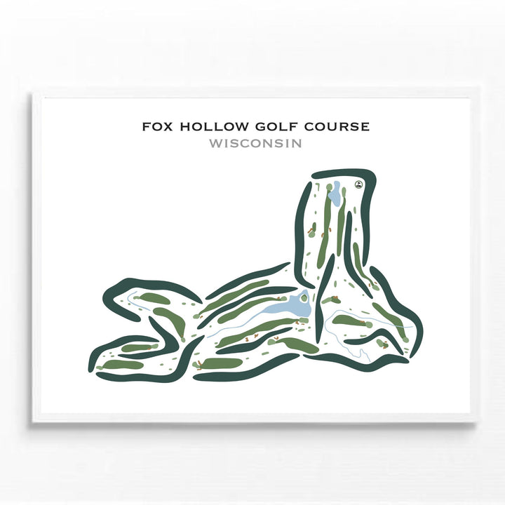 Fox Hollow Golf Course, Wisconsin - Printed Golf Courses