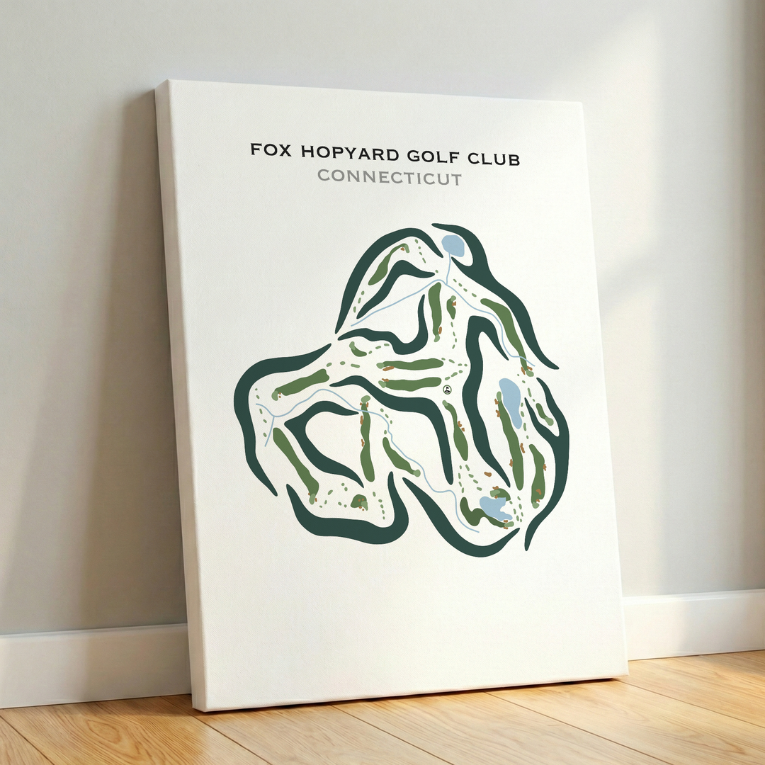 Fox Hopyard Golf Club, Connecticut - Printed Golf Courses