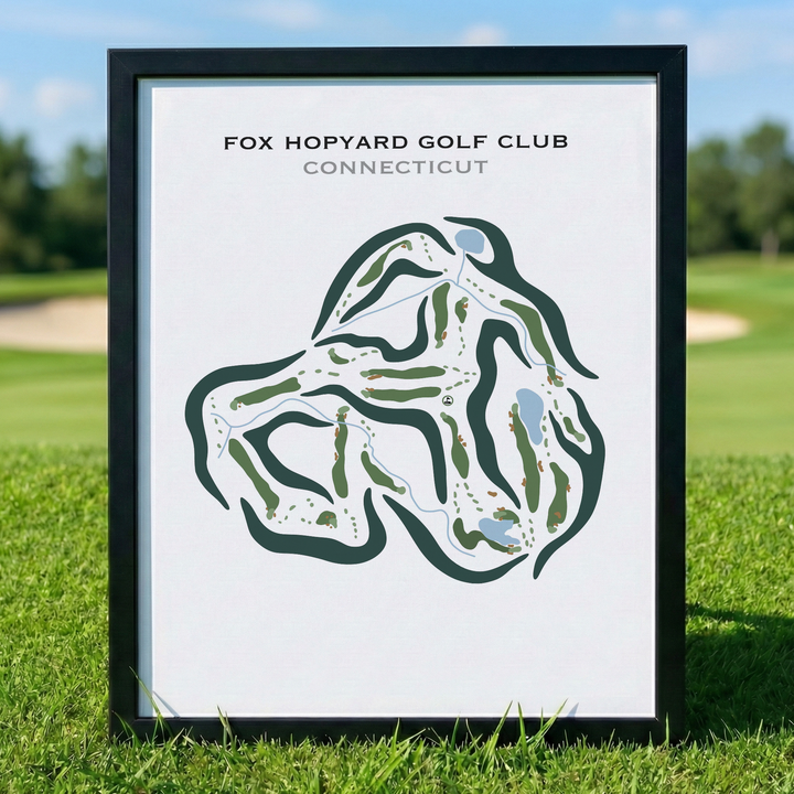 Fox Hopyard Golf Club, Connecticut - Printed Golf Courses