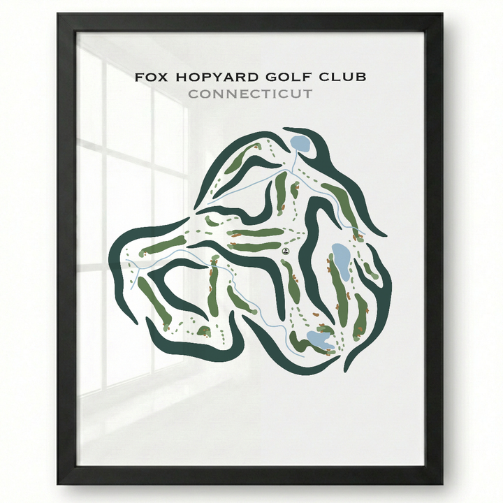 Fox Hopyard Golf Club, Connecticut - Printed Golf Courses