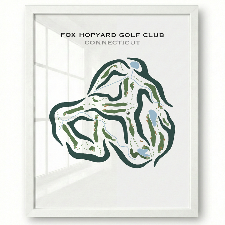 Fox Hopyard Golf Club, Connecticut - Printed Golf Courses