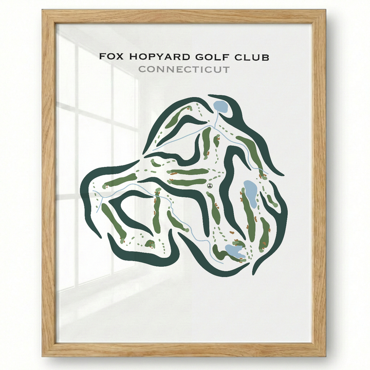 Fox Hopyard Golf Club, Connecticut - Printed Golf Courses
