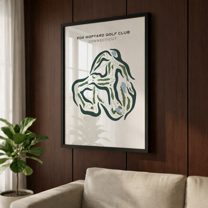 Fox Hopyard Golf Club, Connecticut - Printed Golf Courses