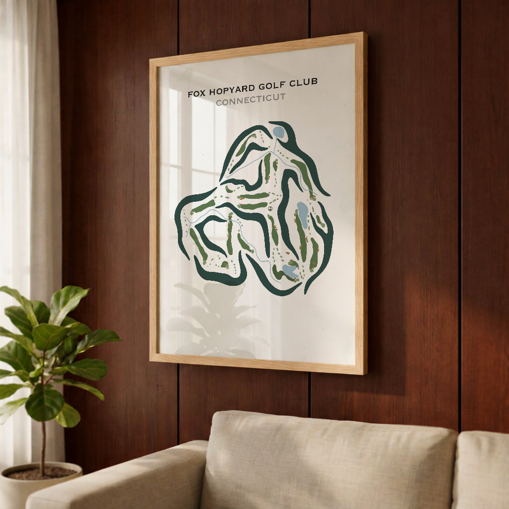 Fox Hopyard Golf Club, Connecticut - Printed Golf Courses