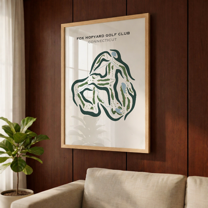 Fox Hopyard Golf Club, Connecticut - Printed Golf Courses