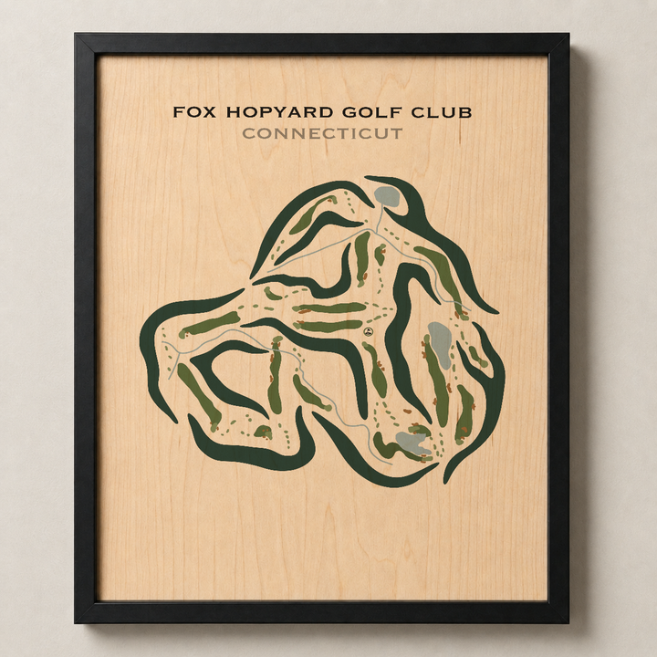 Fox Hopyard Golf Club, Connecticut - Printed Golf Courses