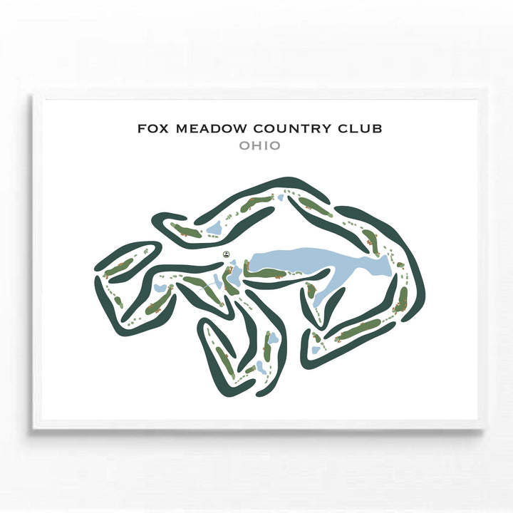 Fox Meadow Country Club, Ohio - Printed Golf Courses