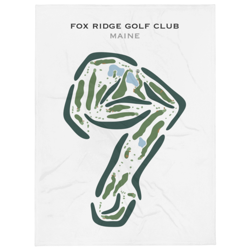 Fox Ridge Golf Club, Maine - Printed Golf Courses