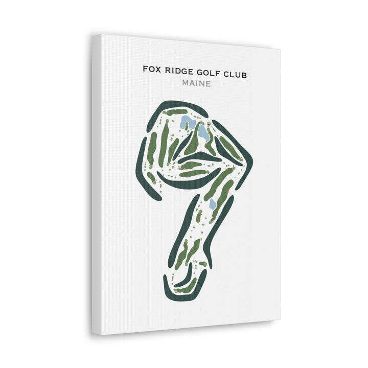 Fox Ridge Golf Club, Maine - Printed Golf Courses