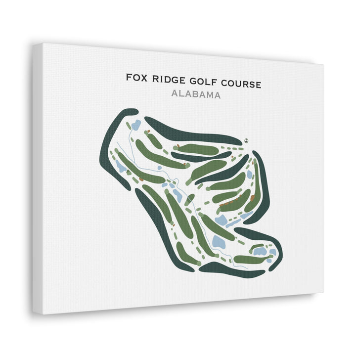 Fox Ridge Golf Course, Alabama - Printed Golf Courses