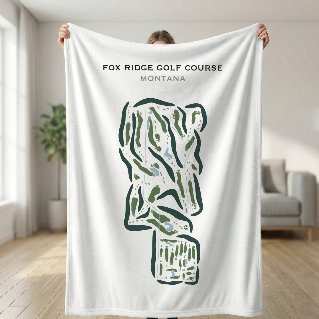Fox Ridge Golf Course, Montana - Printed Golf Courses
