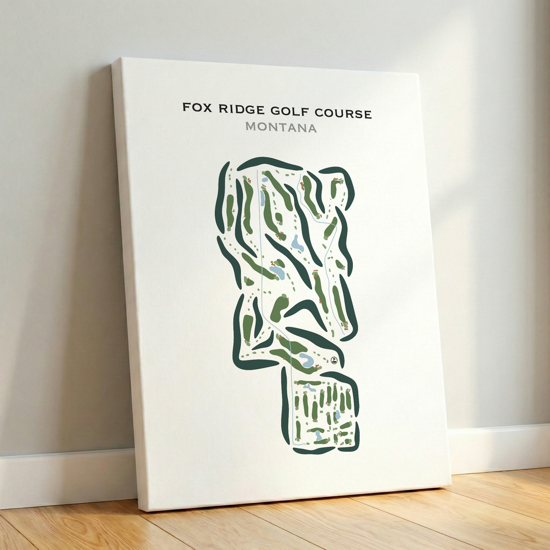 Fox Ridge Golf Course, Montana - Printed Golf Courses