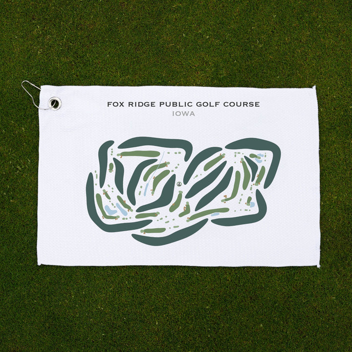 Fox Ridge Public Golf Course, Iowa - Printed Golf Courses