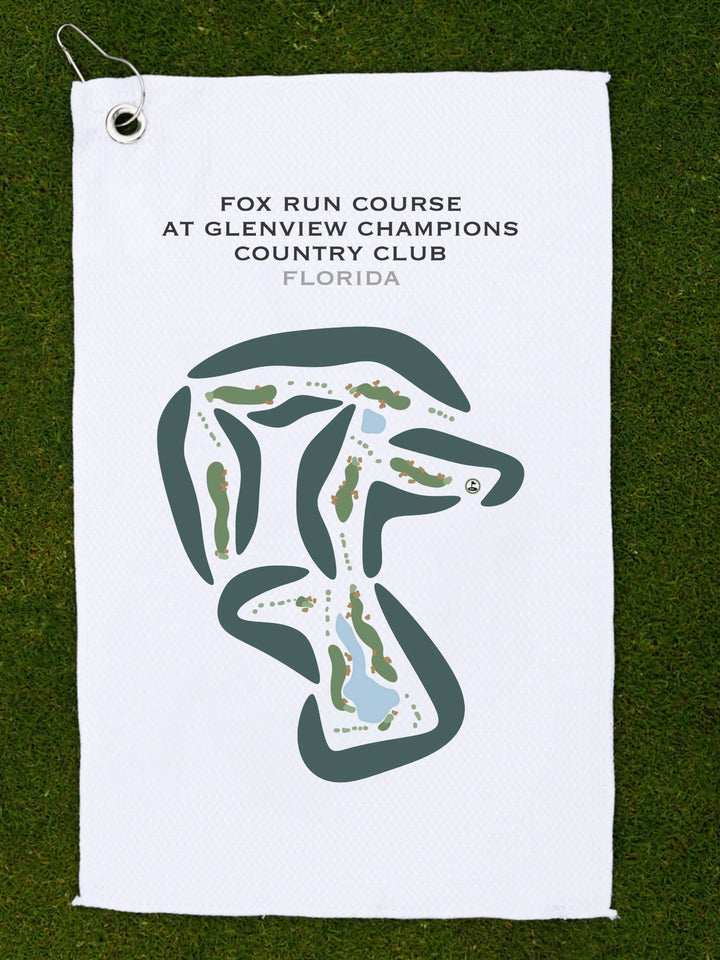 Fox Run Course at Glenview Champions Country Club, Florida - Printed Golf Courses