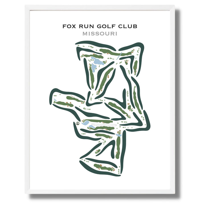 Fox Run Golf Club, Missouri - Printed Golf Courses