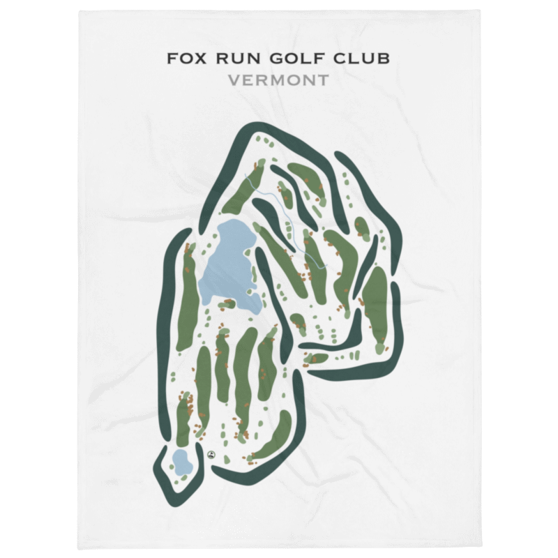 Fox Run Golf Club, Vermont - Printed Golf Courses