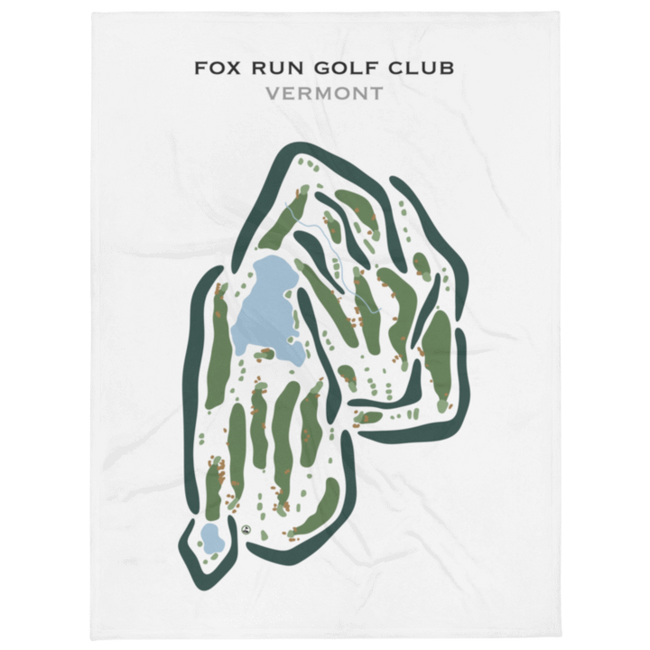 Fox Run Golf Club, Vermont - Printed Golf Courses