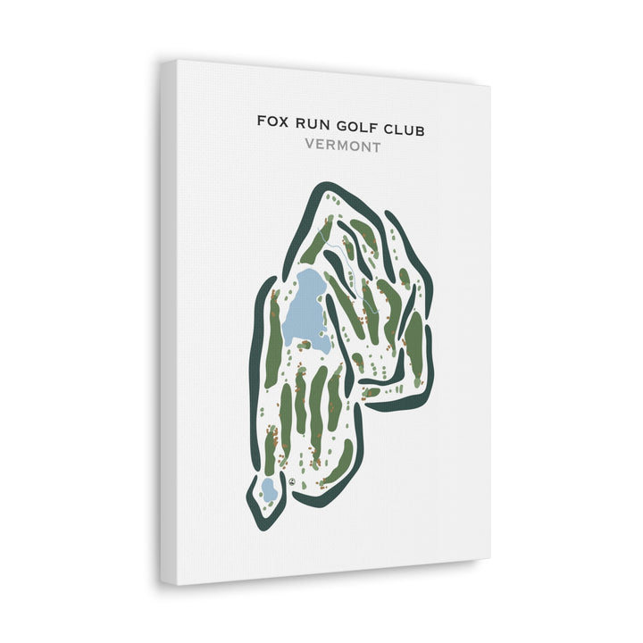 Fox Run Golf Club, Vermont - Printed Golf Courses