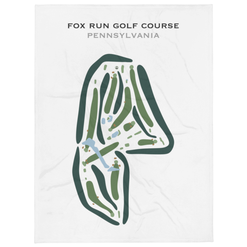 Fox Run Golf Course, Pennsylvania - Printed Golf Courses