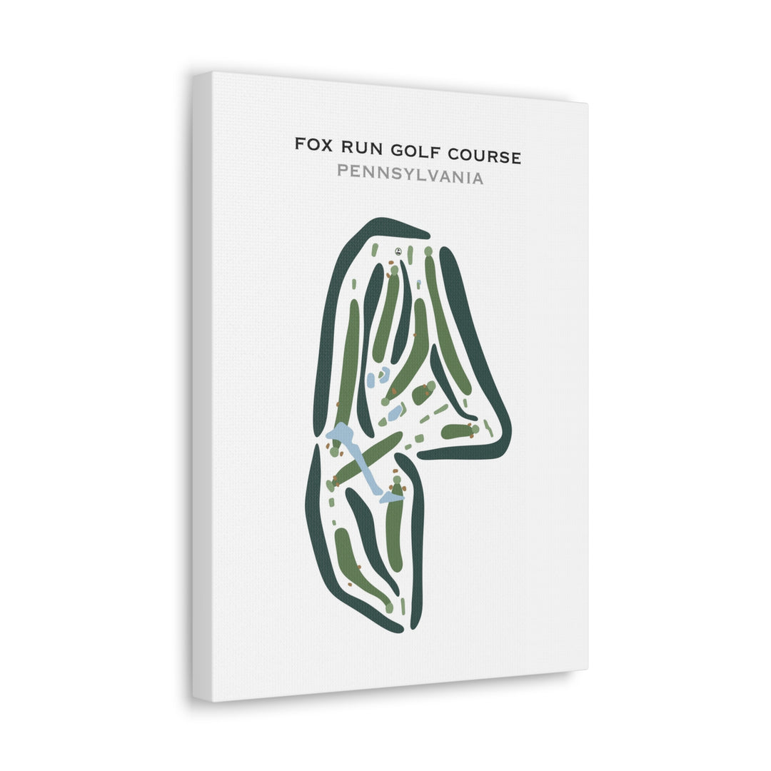 Fox Run Golf Course, Pennsylvania - Printed Golf Courses