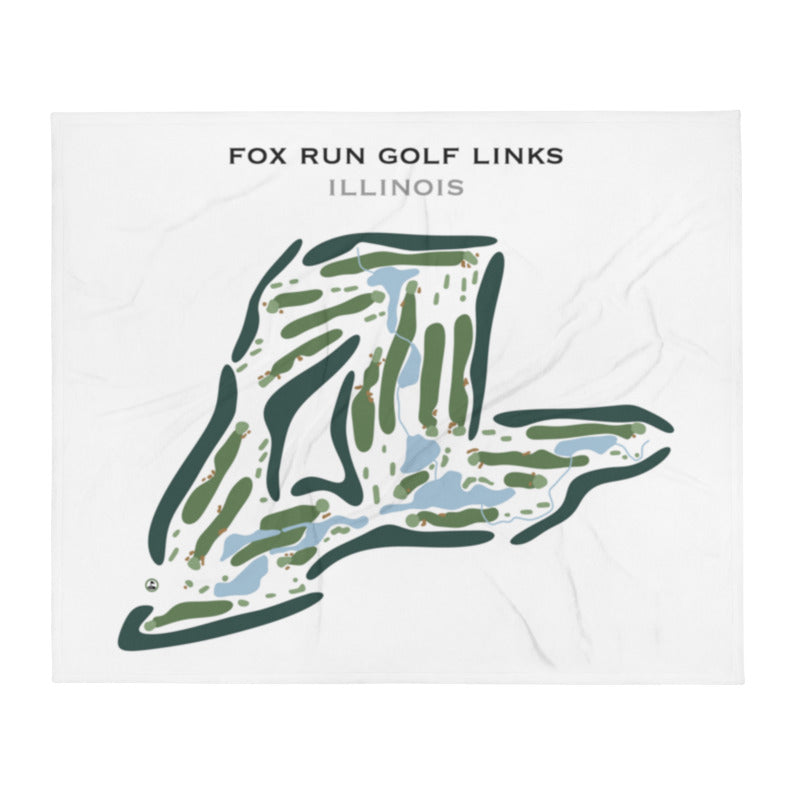 Fox Run Golf Links, Illinois - Printed Golf Course