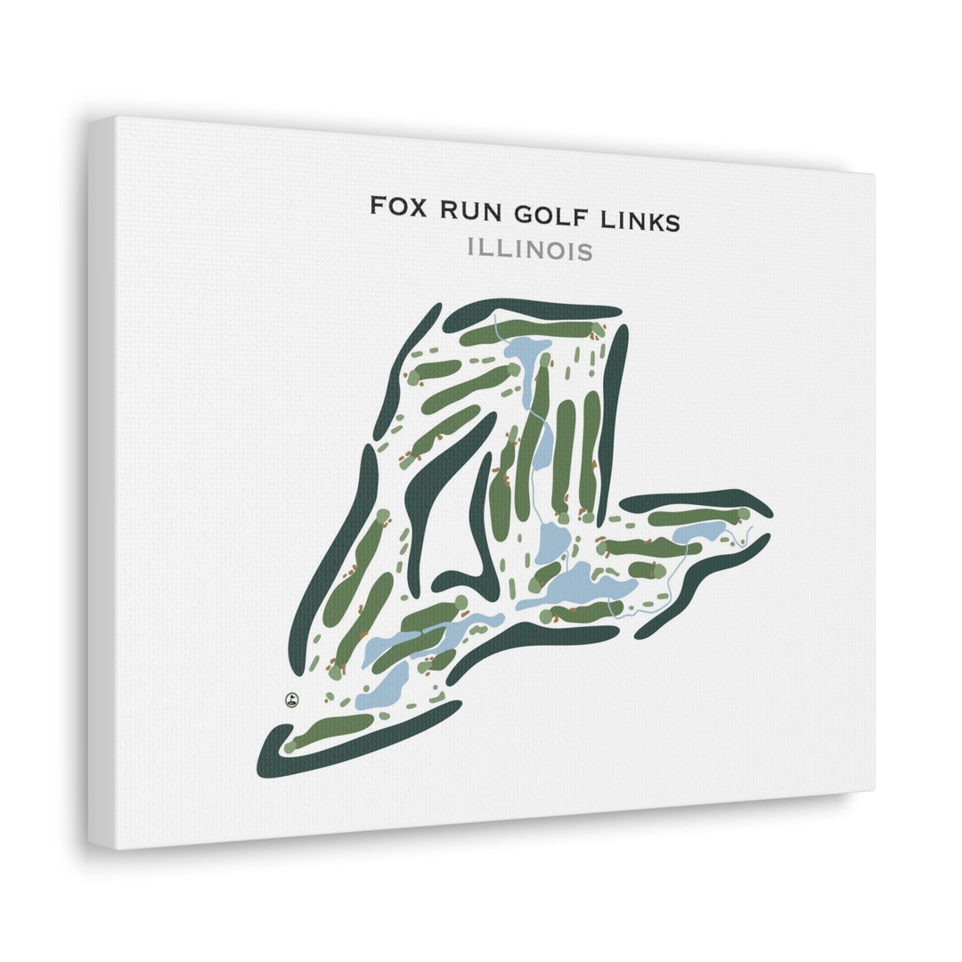 Fox Run Golf Links, Illinois - Printed Golf Course