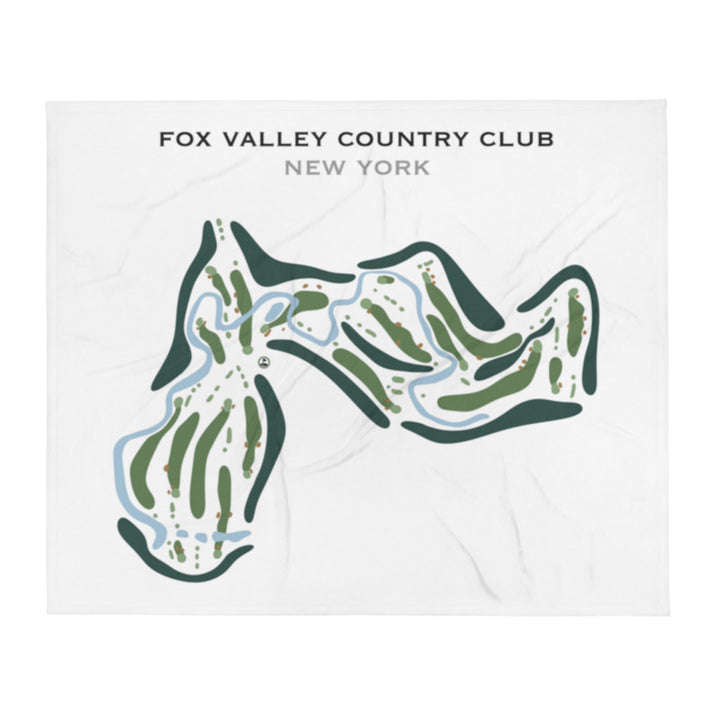 Fox Valley Country Club, New York - Printed Golf Course